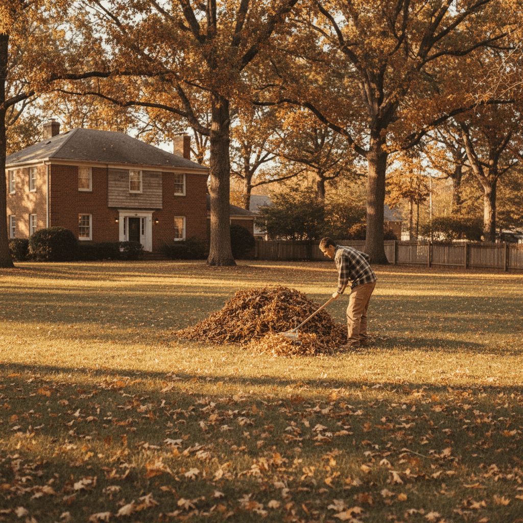 Seasonal cleanup service