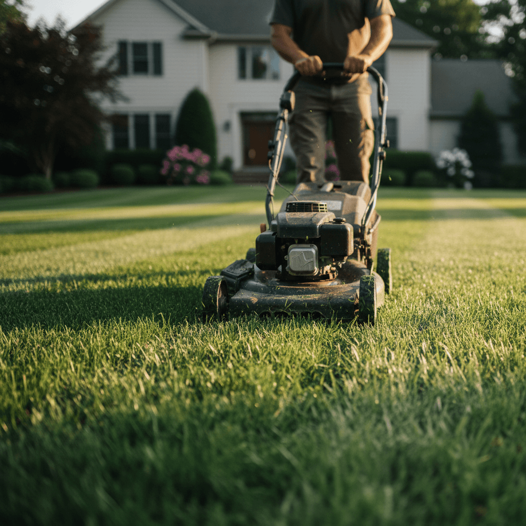 Lawn maintenance service